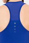 Amante Anti Microbial Fitted Tanks - Lazuli Blue — thumbnail 5